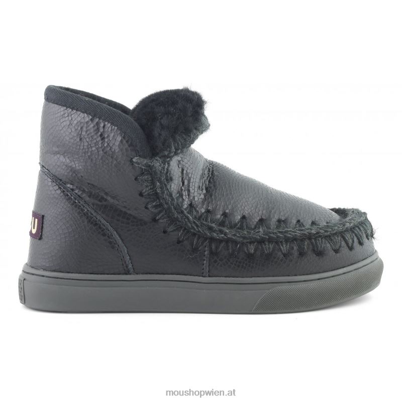 Frauen Eskimo-Sneaker 630 Mou P660X637 geprägtes Spiralschwarz