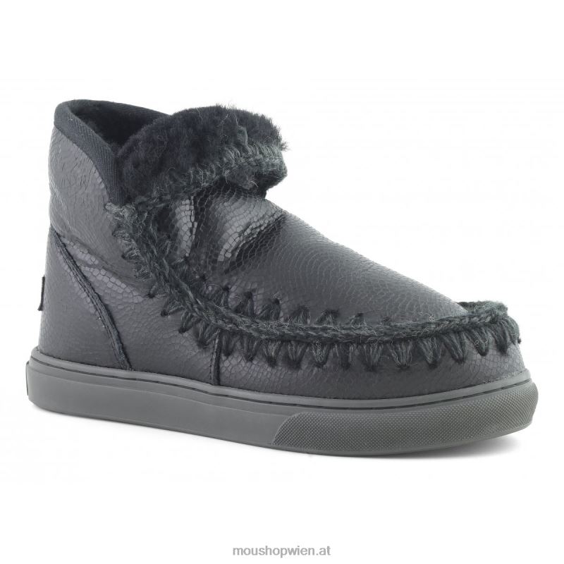 Frauen Eskimo-Sneaker 630 Mou P660X637 geprägtes Spiralschwarz