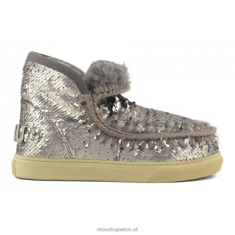 Frauen Eskimo-Sneaker 630 Mou P660X639 Pailletten Gunmetal