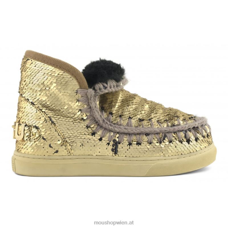 Frauen Eskimo-Sneaker 630 Mou P660X640 Pailletten gold matt