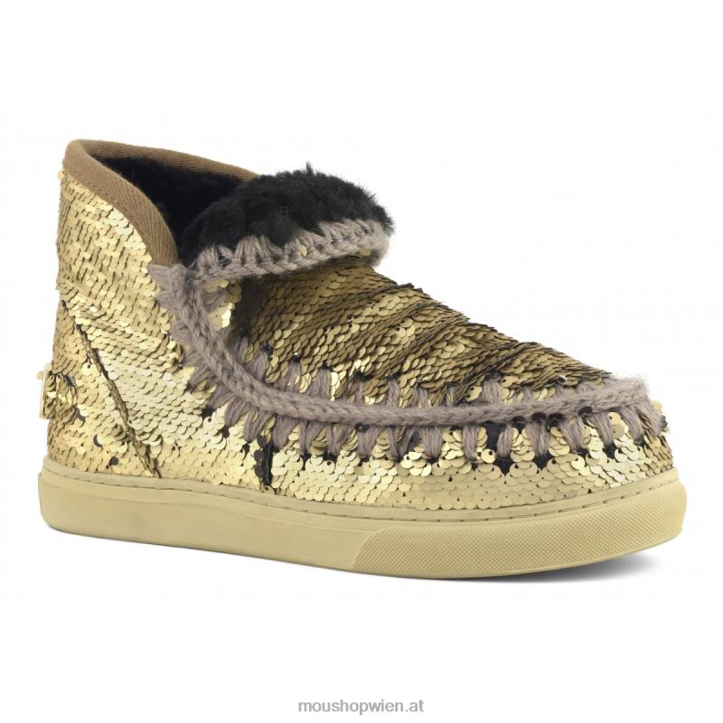 Frauen Eskimo-Sneaker 630 Mou P660X640 Pailletten gold matt