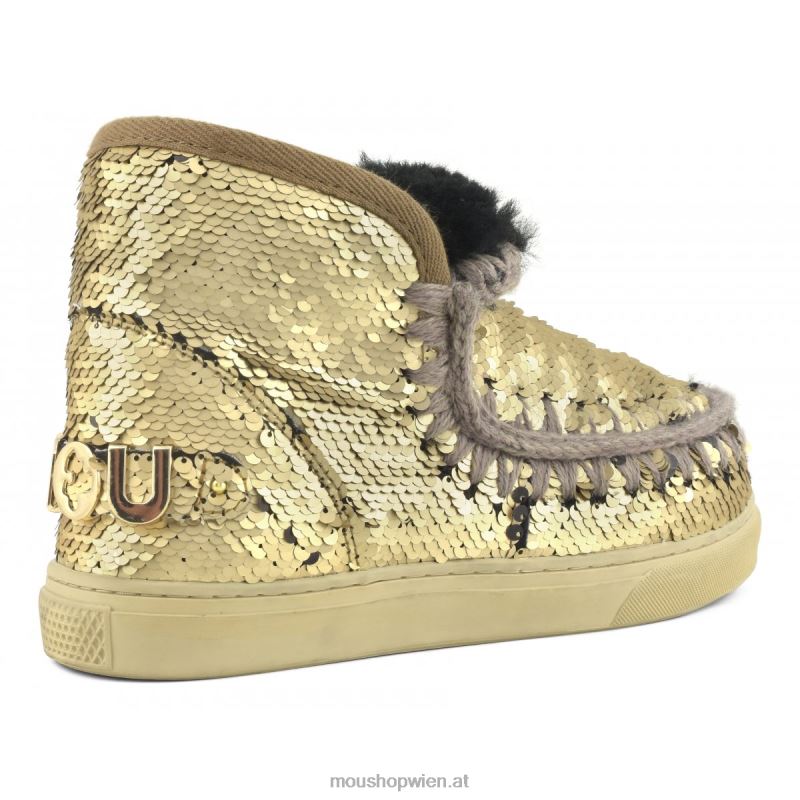 Frauen Eskimo-Sneaker 630 Mou P660X640 Pailletten gold matt