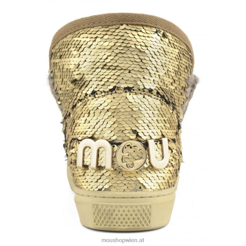 Frauen Eskimo-Sneaker 630 Mou P660X640 Pailletten gold matt