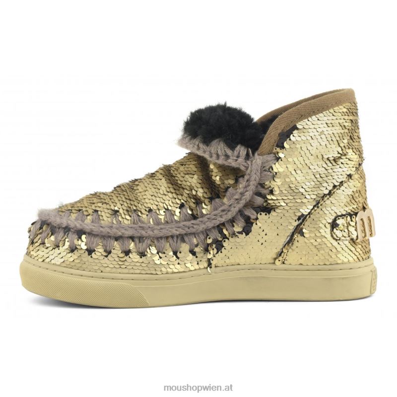 Frauen Eskimo-Sneaker 630 Mou P660X640 Pailletten gold matt