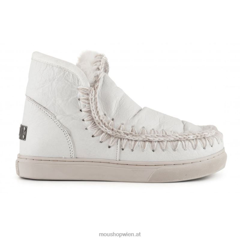 Frauen Eskimo-Sneaker Mou P660X662 Wachsweiß