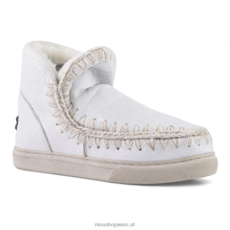 Frauen Eskimo-Sneaker Mou P660X662 Wachsweiß