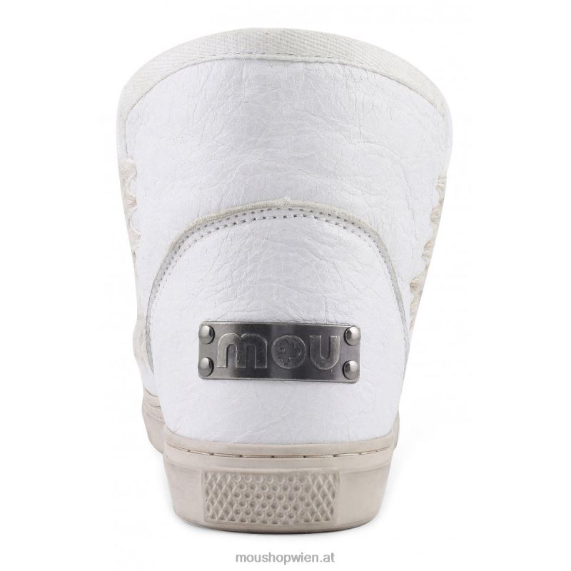 Frauen Eskimo-Sneaker Mou P660X662 Wachsweiß