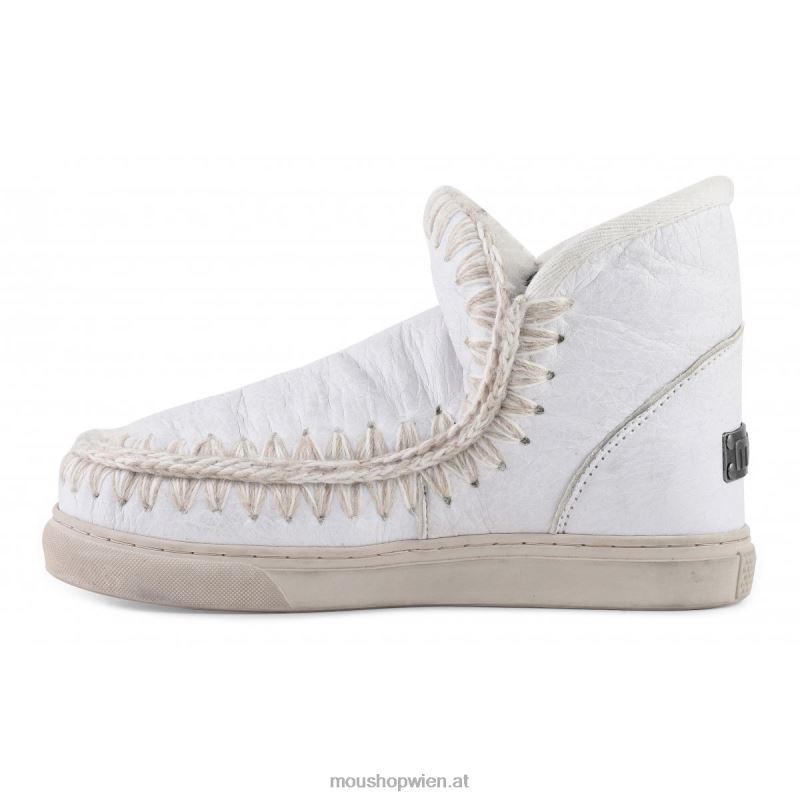 Frauen Eskimo-Sneaker Mou P660X662 Wachsweiß