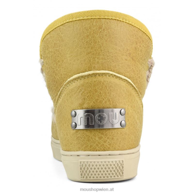 Frauen Eskimo-Sneaker Mou P660X671 alter gewachster Cognac