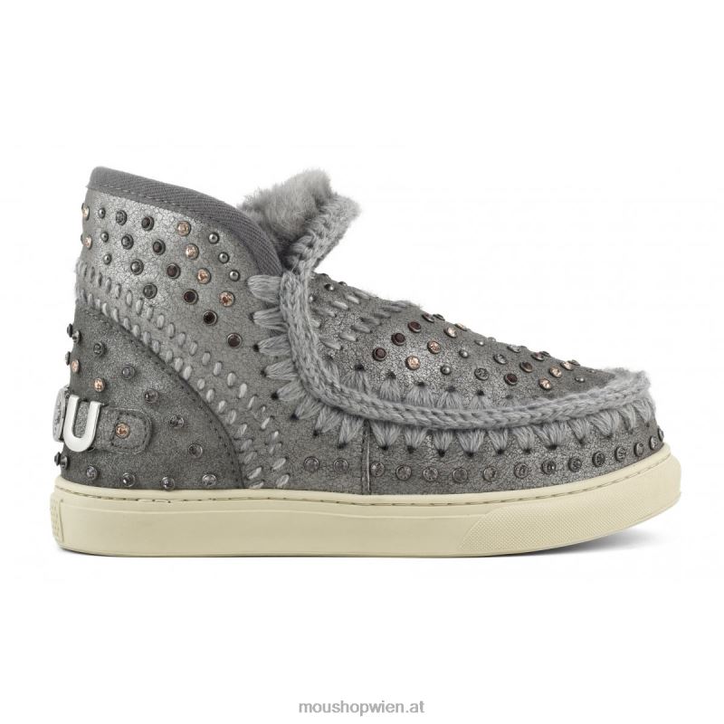 Frauen Eskimo-Sneaker mit Nieten und Nähten Mou P660X680 Staubeisen