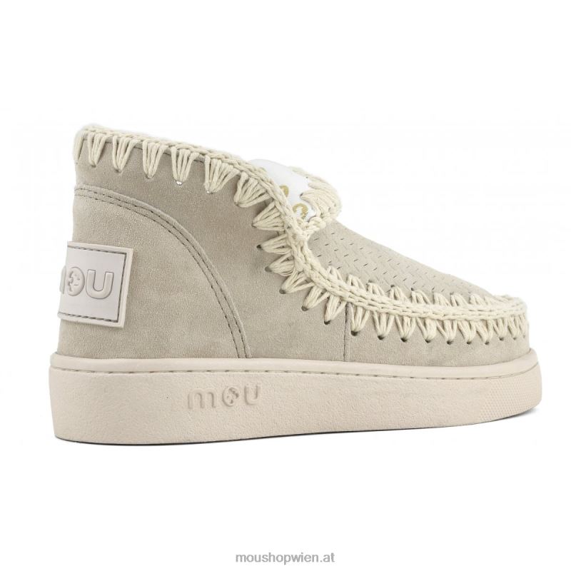 Frauen Sneaker einfarbig Mou P660X36 Kreide