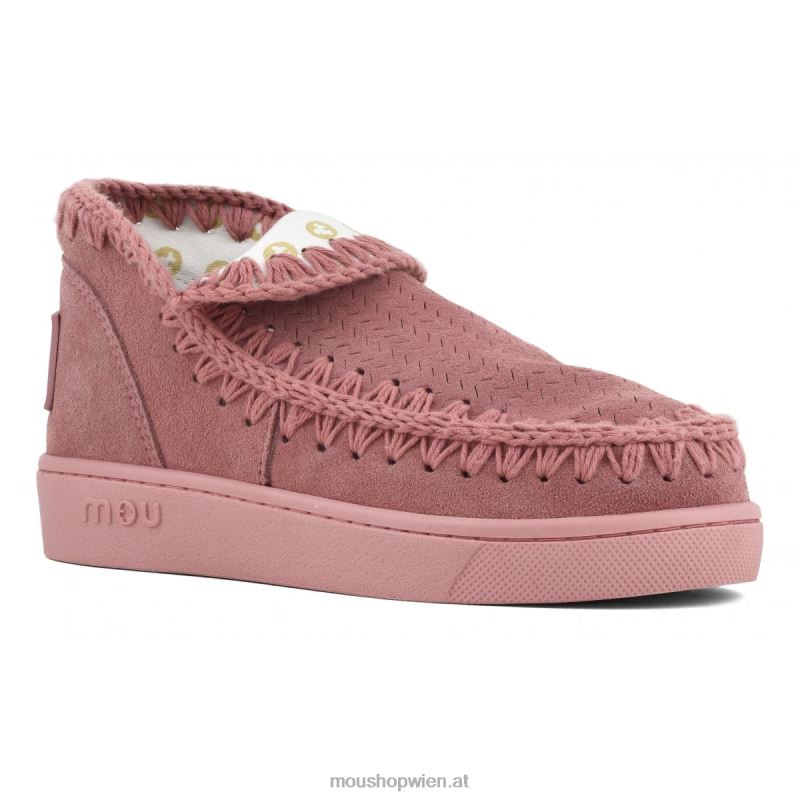 Frauen Sneaker einfarbig Mou P660X37 Pfingstrose