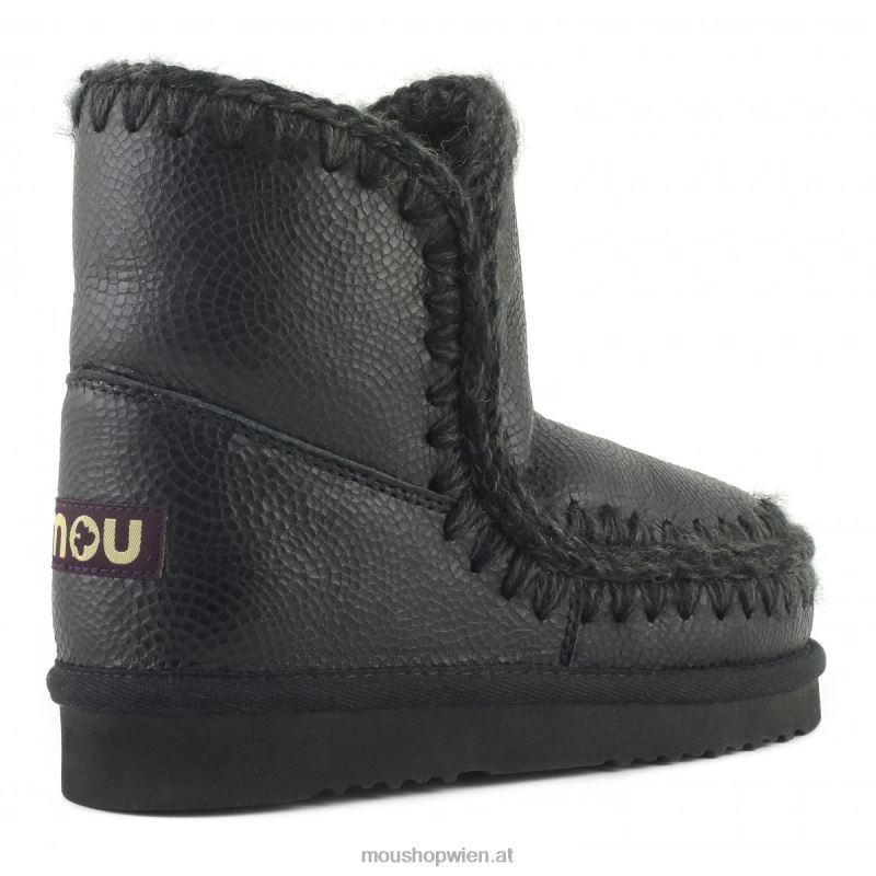 Frauen Eskimo 18 326 Mou P660X331 geprägtes Spiralschwarz