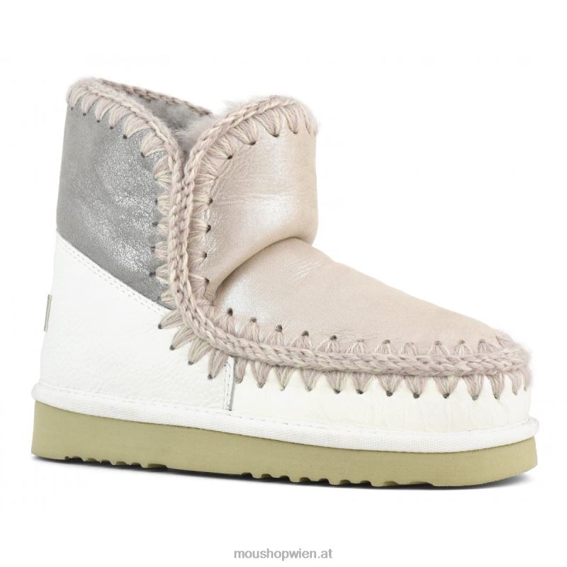 Frauen Eskimo 18 Farbblock Mou P660X251 Staub- und Mikroglitter-Robenmischung