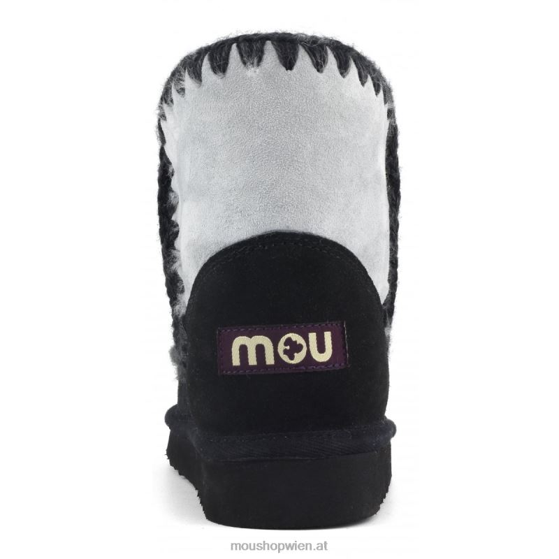 Frauen Eskimo 18 Farbblock Mou P660X323 Eismeer & Schwarz-Weiß-Mix