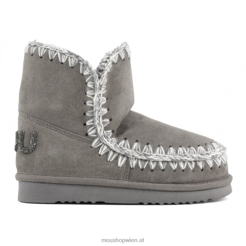 Frauen Eskimo 18 Glitzer-Logo Mou P660X234 neues Grau