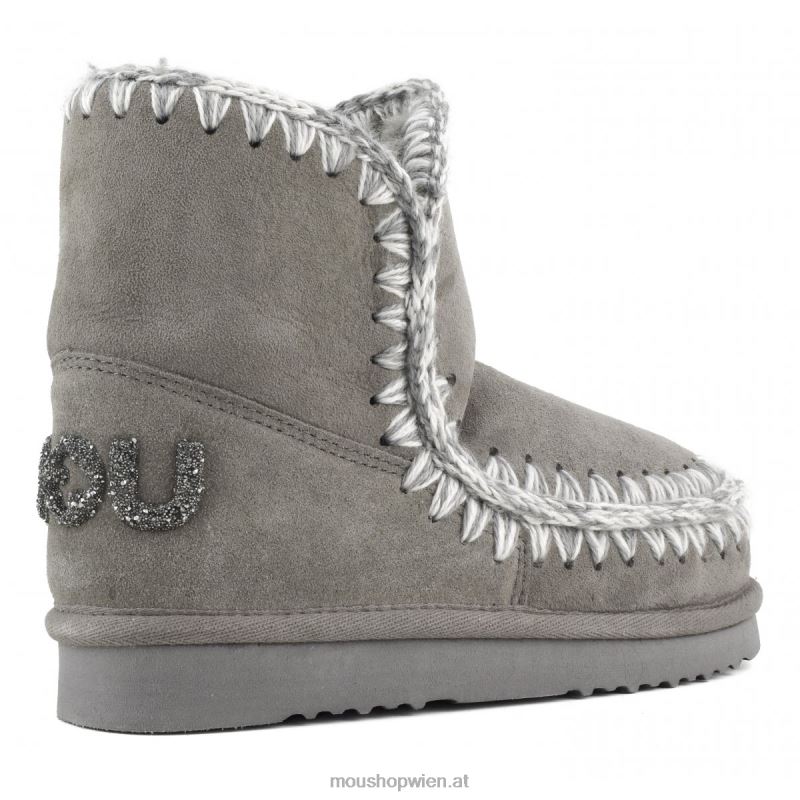Frauen Eskimo 18 Glitzer-Logo Mou P660X234 neues Grau