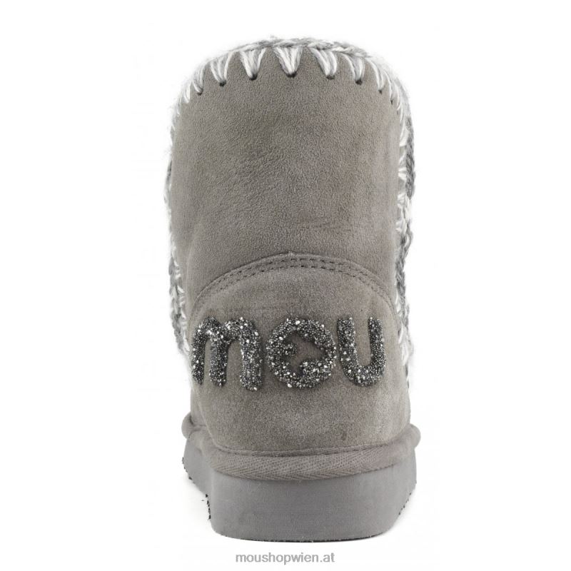 Frauen Eskimo 18 Glitzer-Logo Mou P660X234 neues Grau