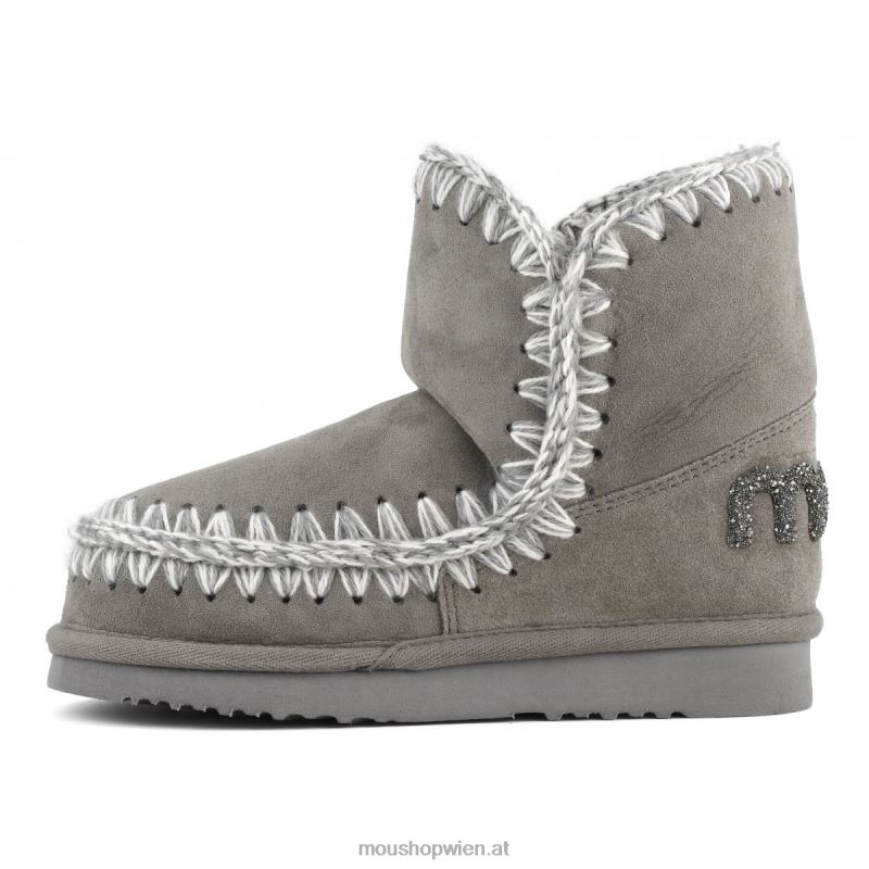 Frauen Eskimo 18 Glitzer-Logo Mou P660X234 neues Grau