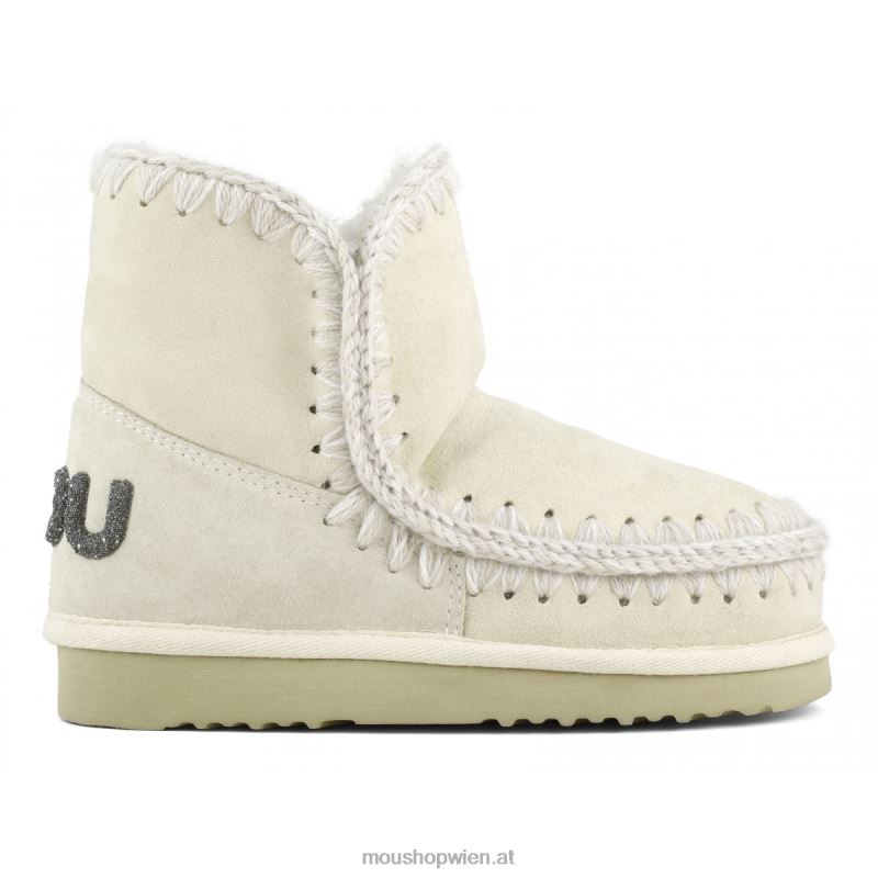 Frauen Eskimo 18 Glitzer-Logo Mou P660X237 Vanille