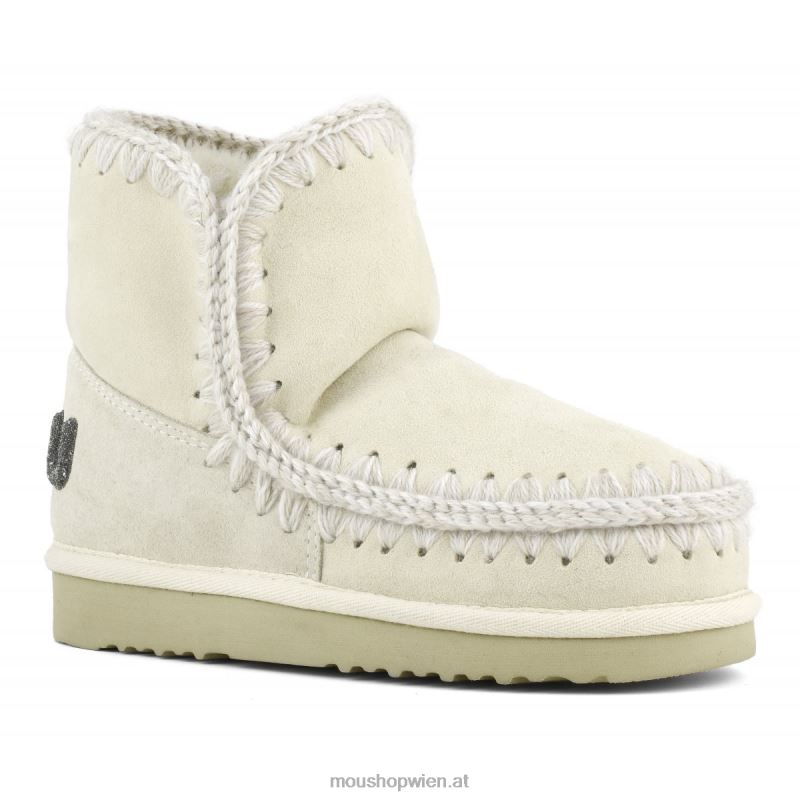 Frauen Eskimo 18 Glitzer-Logo Mou P660X237 Vanille