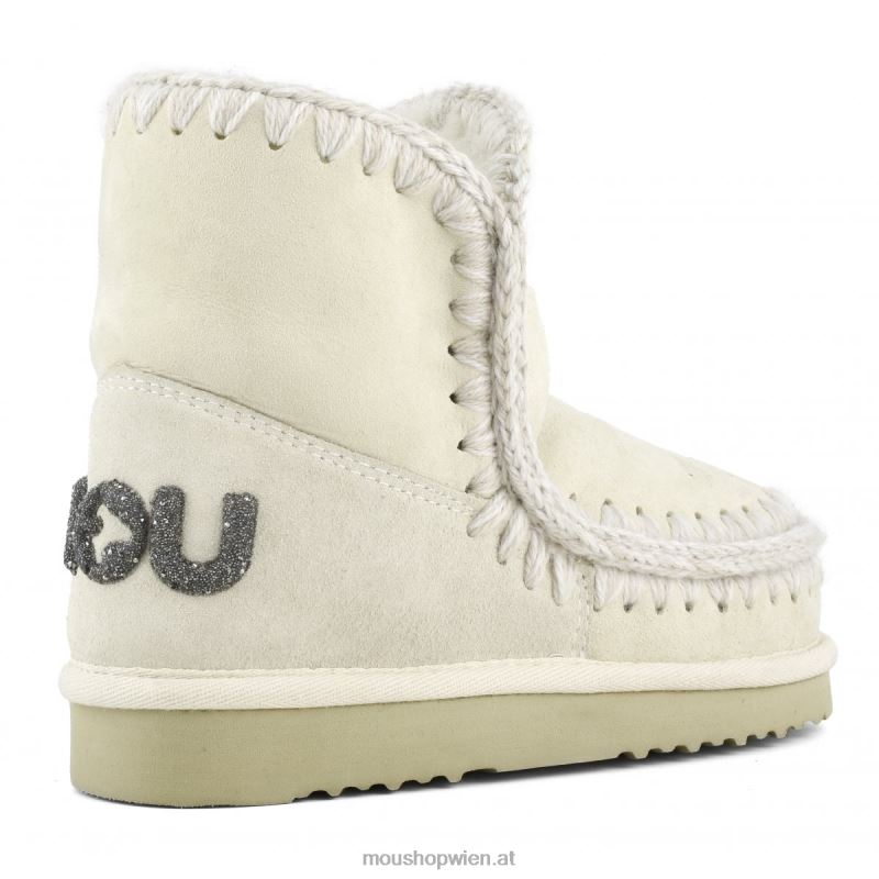 Frauen Eskimo 18 Glitzer-Logo Mou P660X237 Vanille