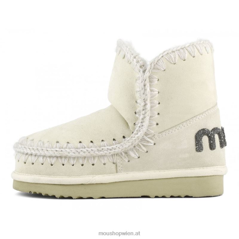 Frauen Eskimo 18 Glitzer-Logo Mou P660X237 Vanille