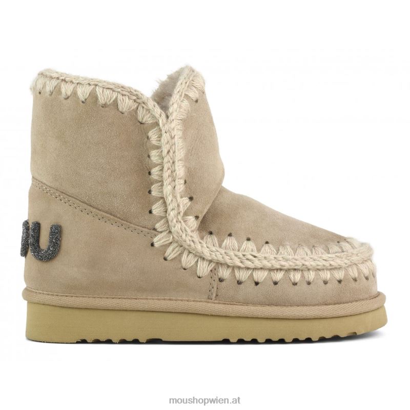 Frauen Eskimo 18 Glitzer-Logo Mou P660X238 Kamel