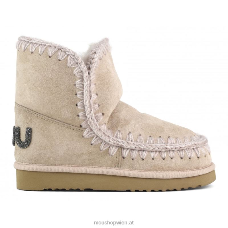 Frauen Eskimo 18 Glitzer-Logo Mou P660X239 rosabeige
