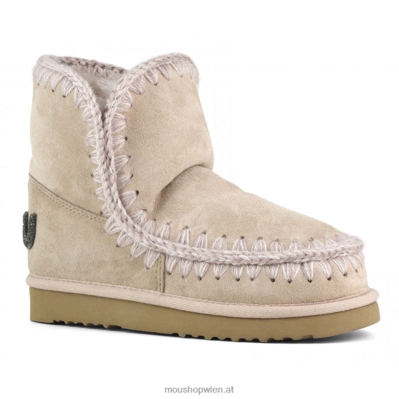 Frauen Eskimo 18 Glitzer-Logo Mou P660X239 rosabeige