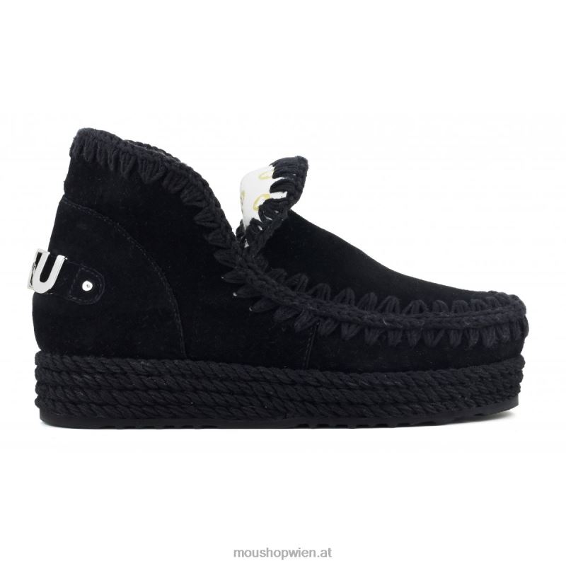 Frauen Eskimo 18 Jute Mou P660X110 Schwarz