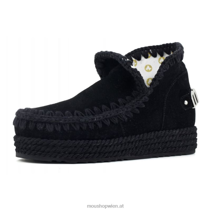 Frauen Eskimo 18 Jute Mou P660X110 Schwarz