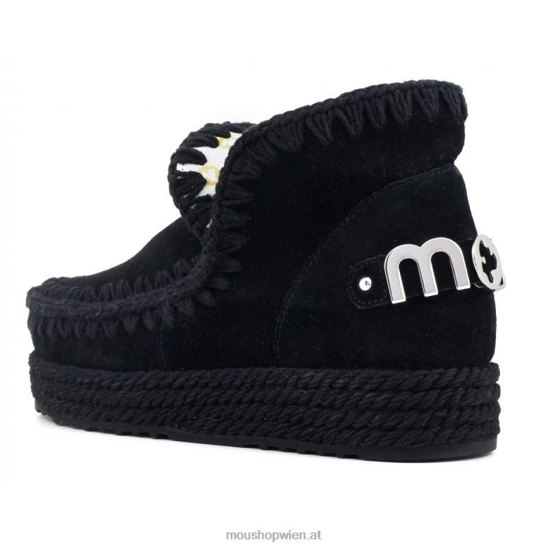 Frauen Eskimo 18 Jute Mou P660X110 Schwarz