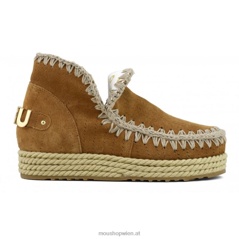 Frauen Eskimo 18 Jute Mou P660X111 Cognac