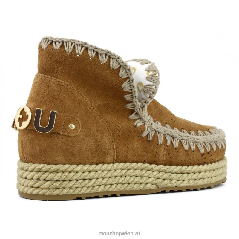 Frauen Eskimo 18 Jute Mou P660X111 Cognac