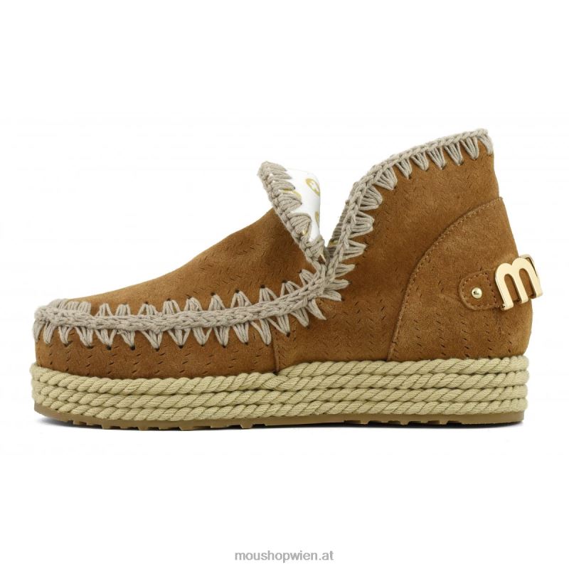 Frauen Eskimo 18 Jute Mou P660X111 Cognac