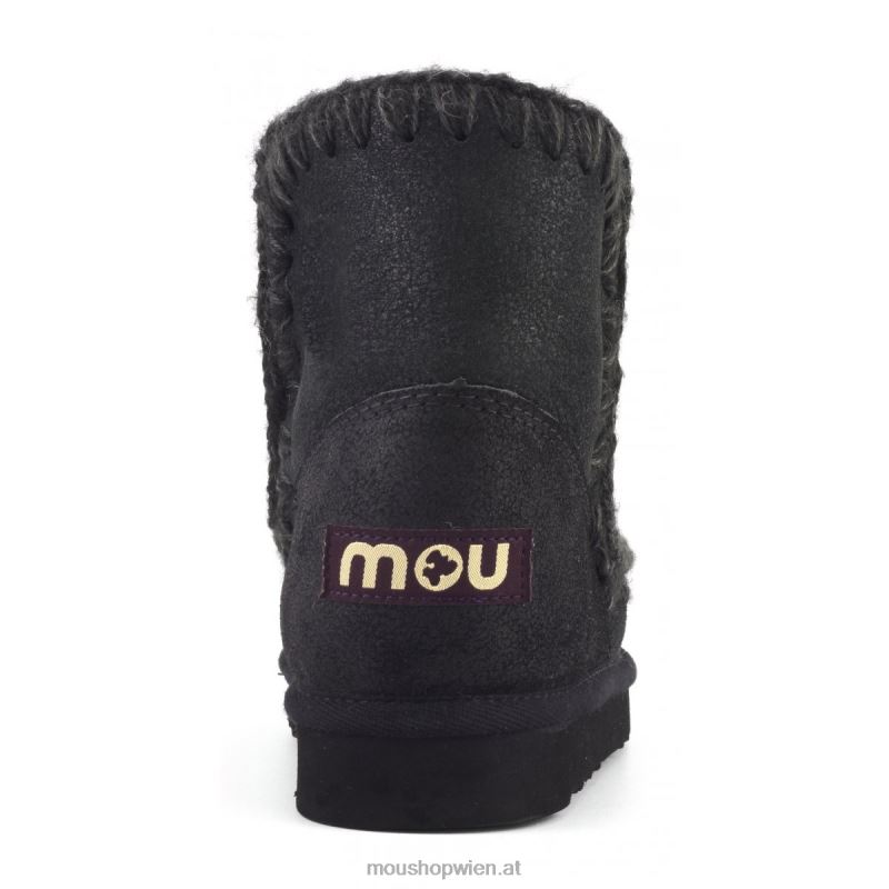 Frauen Eskimo 18 Kristallsterne Mou P660X398 rissig schwarz/grau