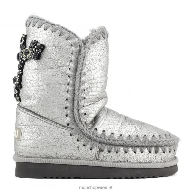 Frauen Eskimo 24 Aufnäher mit Kristallen auf der Rückseite Mou P660X361 metallisches Büffelrotguss