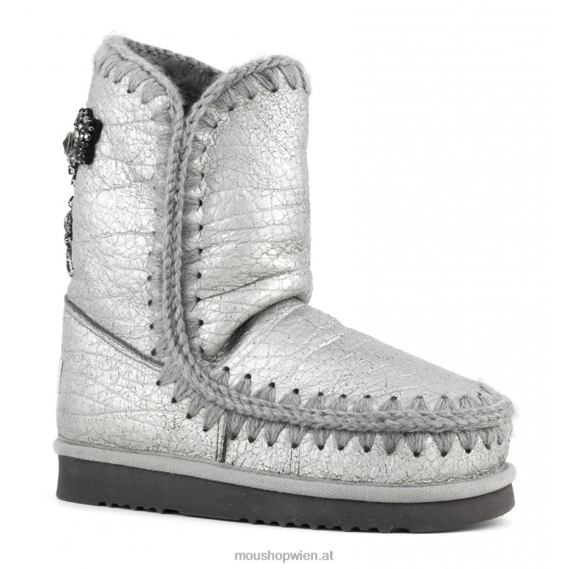 Frauen Eskimo 24 Aufnäher mit Kristallen auf der Rückseite Mou P660X361 metallisches Büffelrotguss