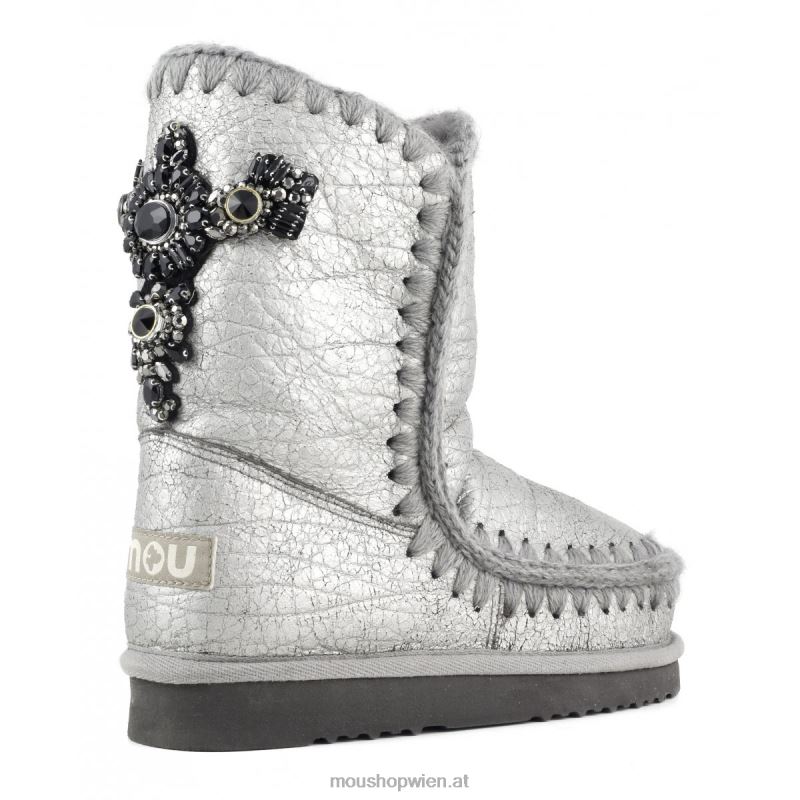 Frauen Eskimo 24 Aufnäher mit Kristallen auf der Rückseite Mou P660X361 metallisches Büffelrotguss