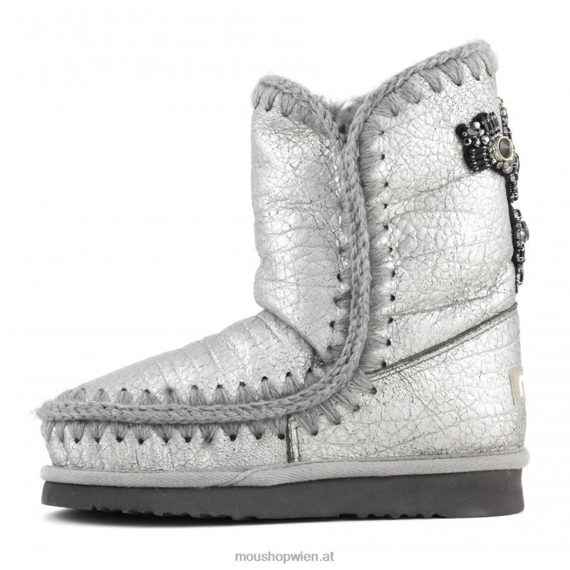 Frauen Eskimo 24 Aufnäher mit Kristallen auf der Rückseite Mou P660X361 metallisches Büffelrotguss