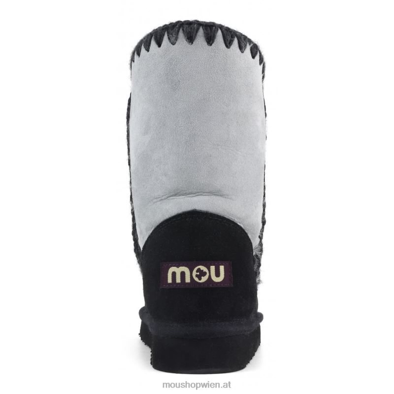 Frauen Eskimo 24 Farbblock Mou P660X300 Eismeer & Schwarz-Weiß-Mix