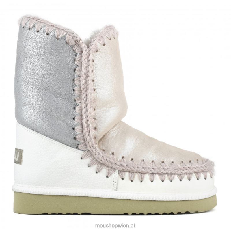 Frauen Eskimo 24 Farbblock Mou P660X335 Staub- und Mikroglitter-Robenmischung