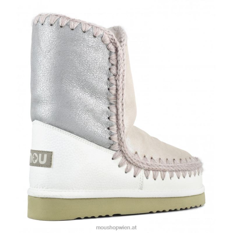 Frauen Eskimo 24 Farbblock Mou P660X335 Staub- und Mikroglitter-Robenmischung