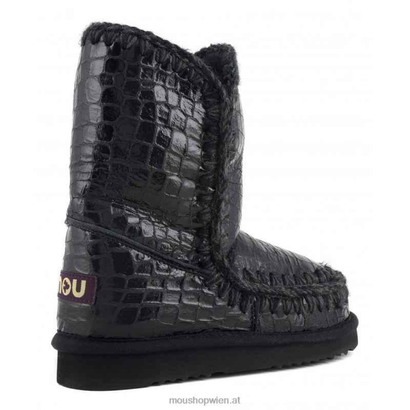 Frauen Eskimo 24 Mou P660X396 schwarz glitzerndes Krokodil