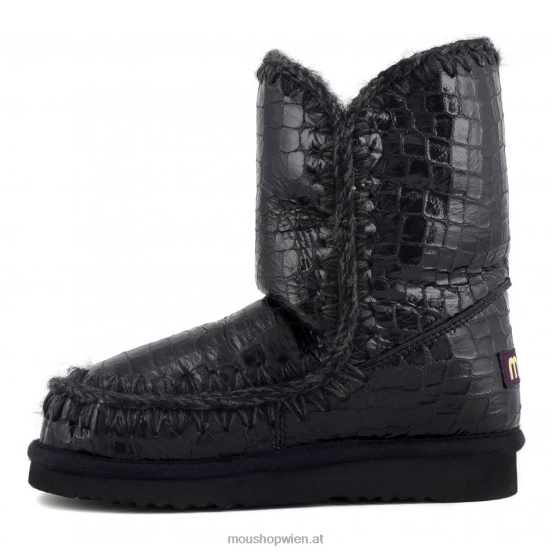 Frauen Eskimo 24 Mou P660X396 schwarz glitzerndes Krokodil