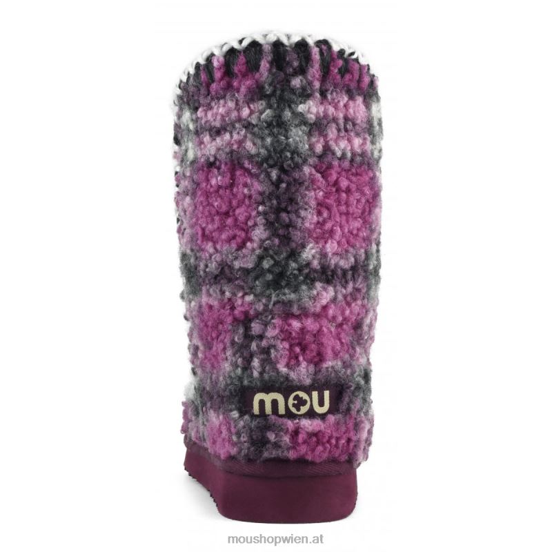 Frauen Eskimo 24 Tartan-Teddy-Fleece Mou P660X320 Teddy-Flieder