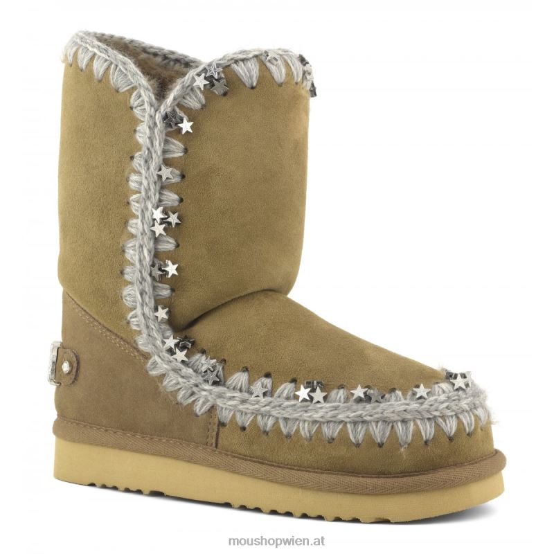 Frauen Eskimo 24 metallische Sterne Mou P660X399 dunkler Stein