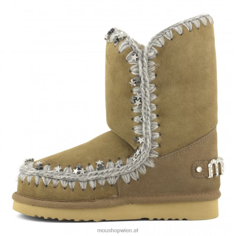 Frauen Eskimo 24 metallische Sterne Mou P660X399 dunkler Stein