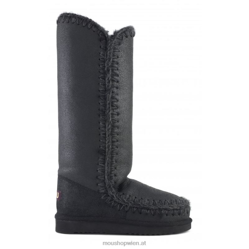 Frauen Eskimo 40 Mou P660X408 rissig schwarz/grau